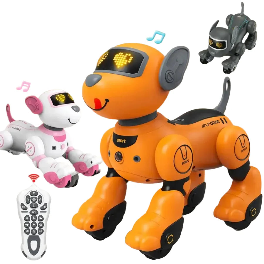 Remote Control Smart Robot Dog Toy with Voice & Programming Functions