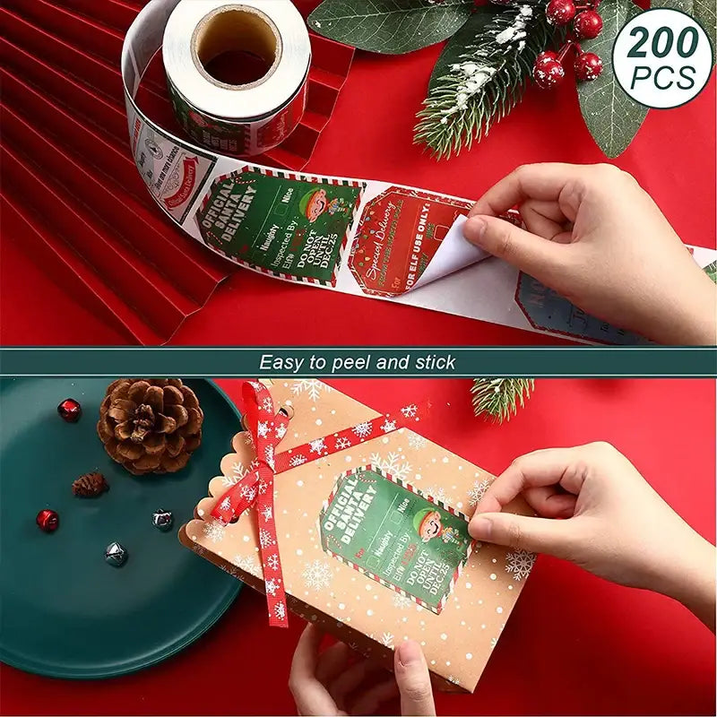 Christmas Gift Labels (200pcs)