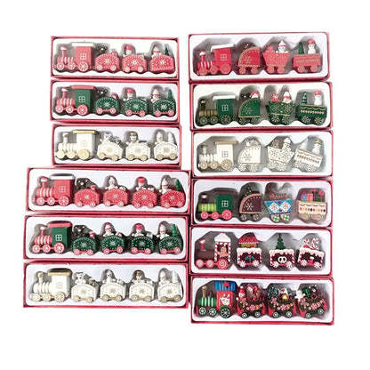 Christmas Wooden Train