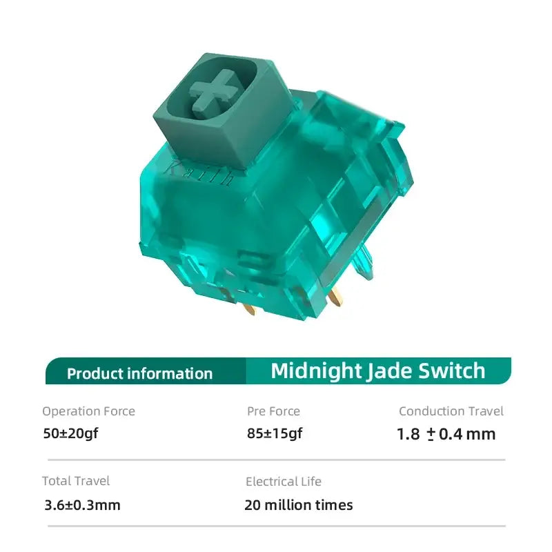 Clicky Hot-Swap Mechanical Switches – Gaming Keyboard (different sets available)