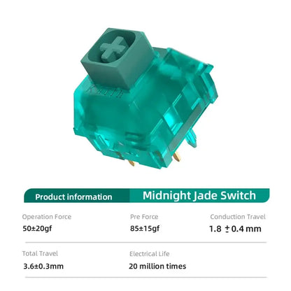 Clicky Hot-Swap Mechanical Switches – Gaming Keyboard (different sets available)