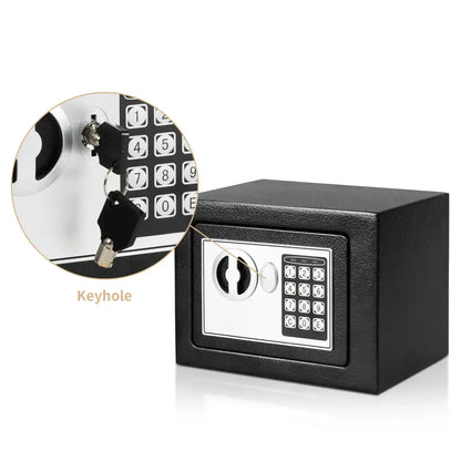 Compact Digital Safe for Cash & Valuables