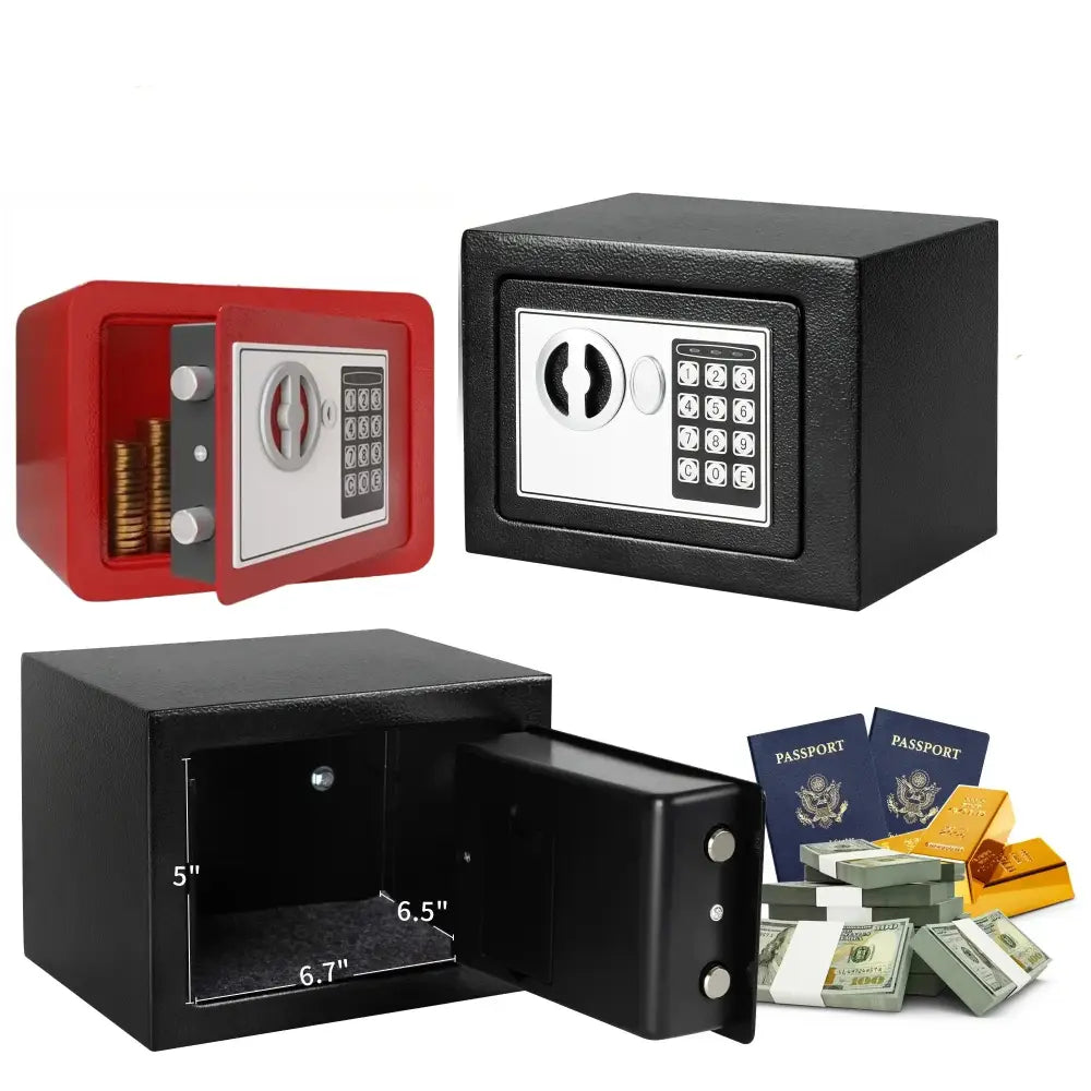 Compact Digital Safe for Cash & Valuables