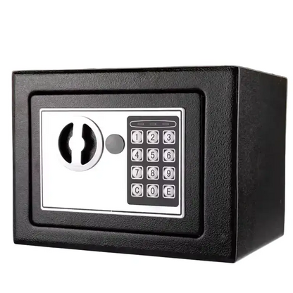 Compact Digital Safe with Key & Password
