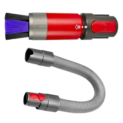 Flexible Extension Hose & Soft Dust Brush Kit for V7–V15 Vacuum Cleaners