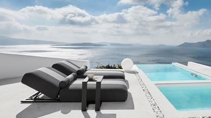 Coromandel Striped Lounger Sooty