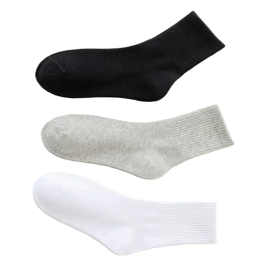 Cotton Sport Socks – 5 Pairs (Ages 3–13) (5 colours available)