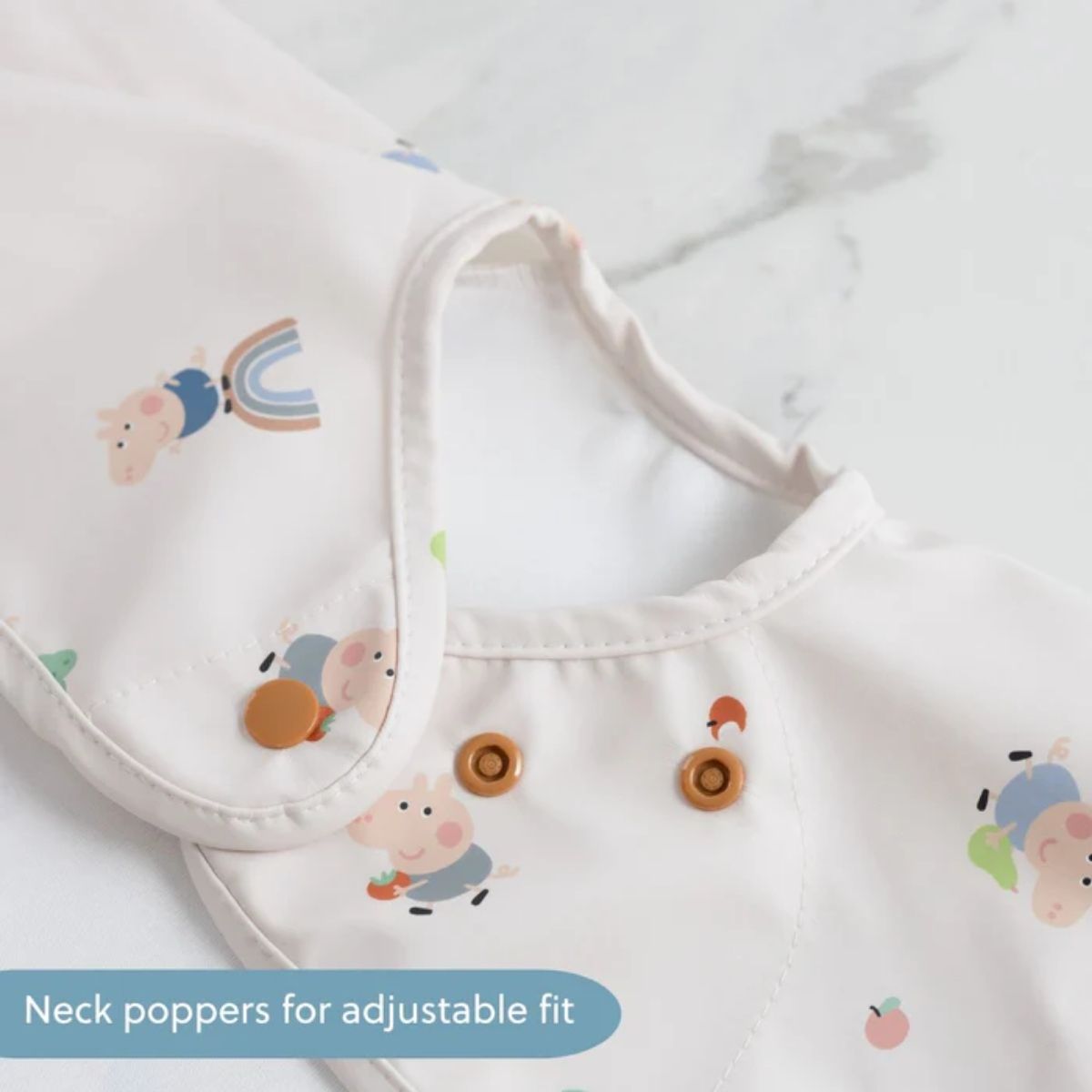 Bibado - Peppa Pig and George Pig Long Sleeve Coverall Bibs