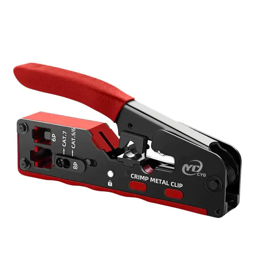 Crimping & Stripping Tool with 8P/6P Ethernet Connectors (different colours available)