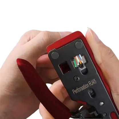 Crimping & Stripping Tool with 8P/6P Ethernet Connectors (different colours available)