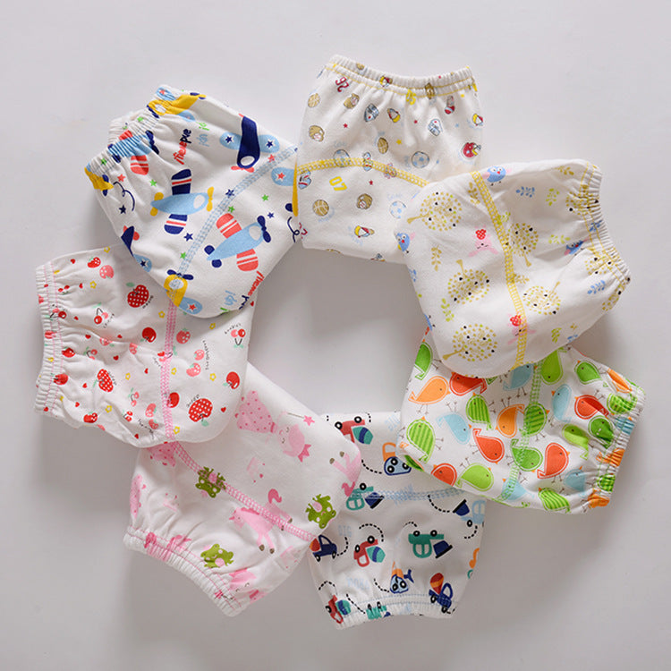 Printed Learning Pants for Babies - Washable and Breathable