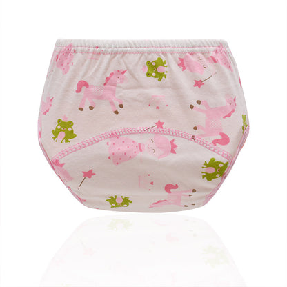 Printed Learning Pants for Babies - Washable and Breathable