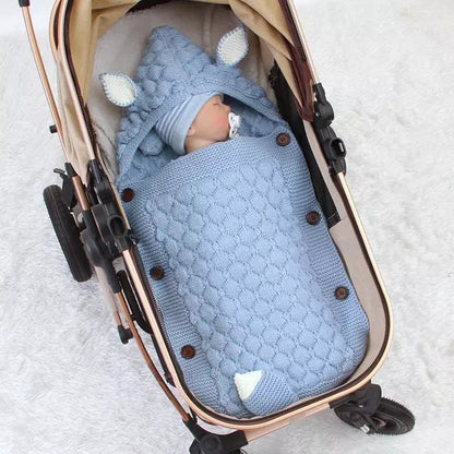 Newborn Baby Swaddle Sleeping Bag for Strollers/Prams