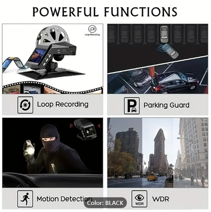 1296P Full HD 170° Wide Angle Dash Cam