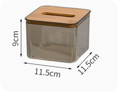 Transparent Tissue Box Holder