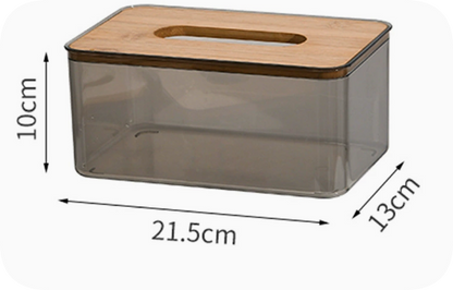 Transparent Tissue Box Holder