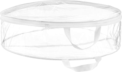 Clear Christmas Wreath Storage Bag 76X20cm