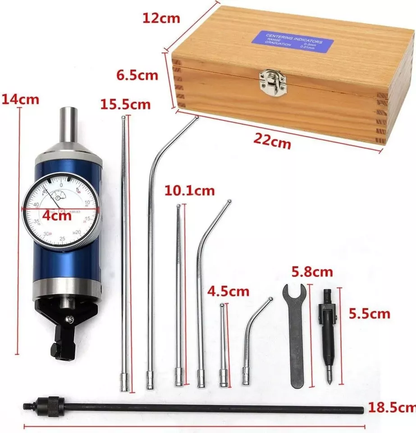 Coaxial Centering Indicator 0.01mm Milling Machine 0-3mm Alignment Dial Test
