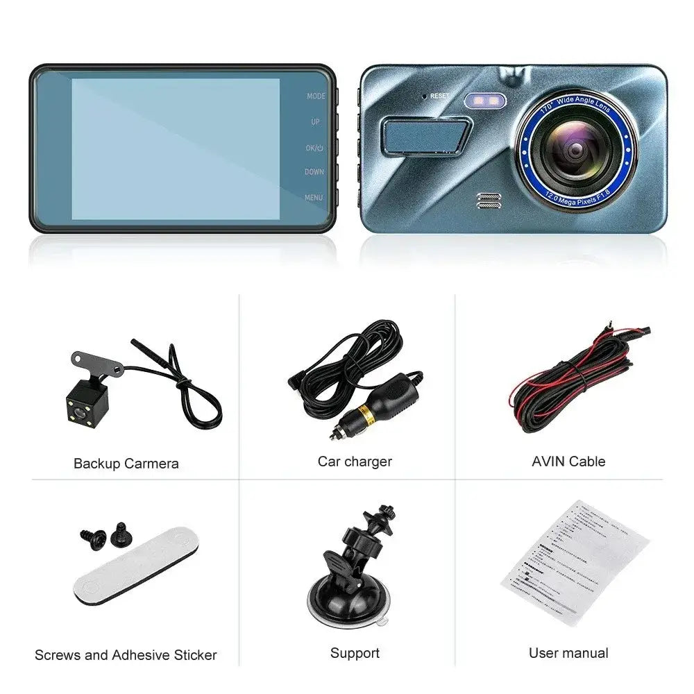 Dash Cam (Full HD - Front & Rear)