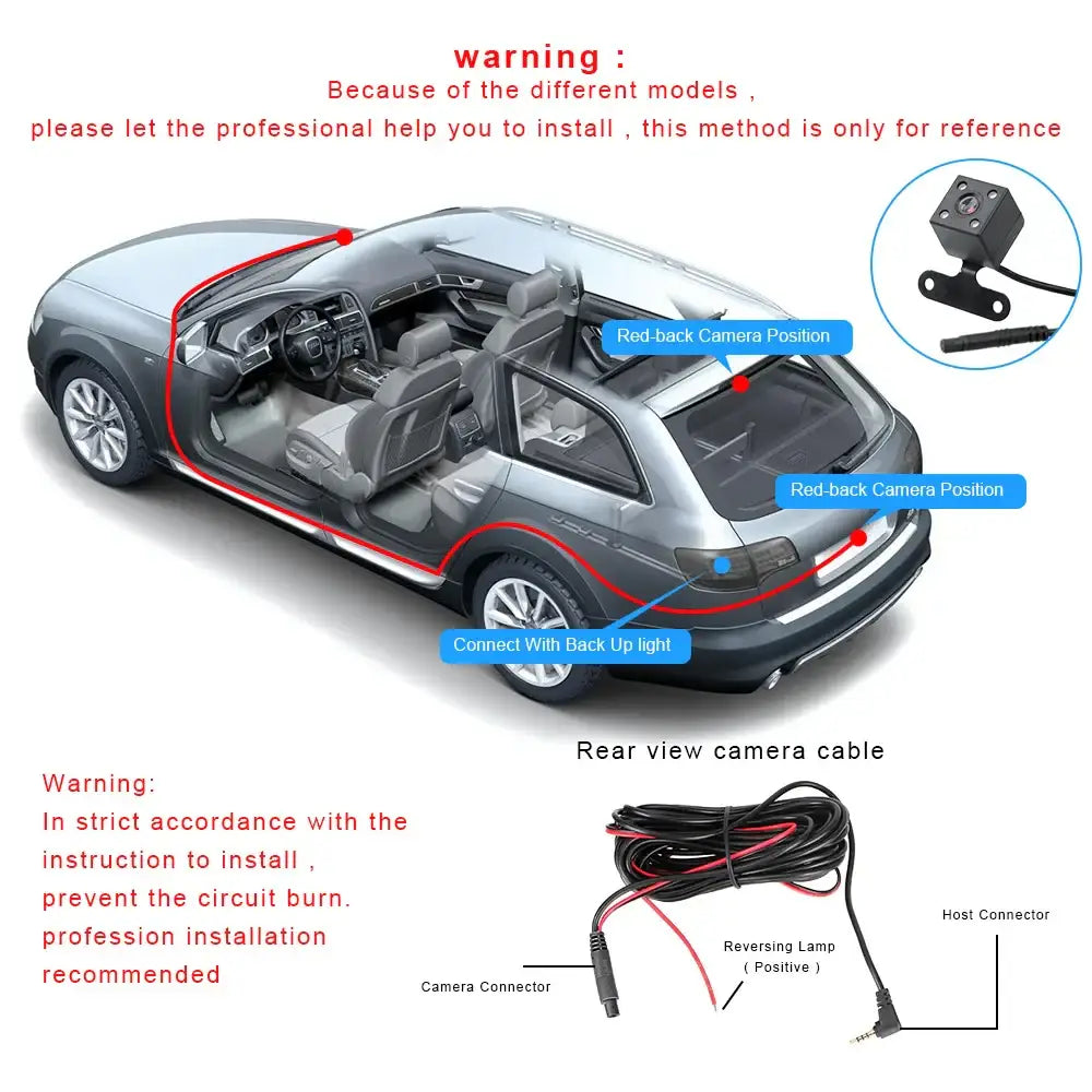Dash Cam (Full HD - Front & Rear)