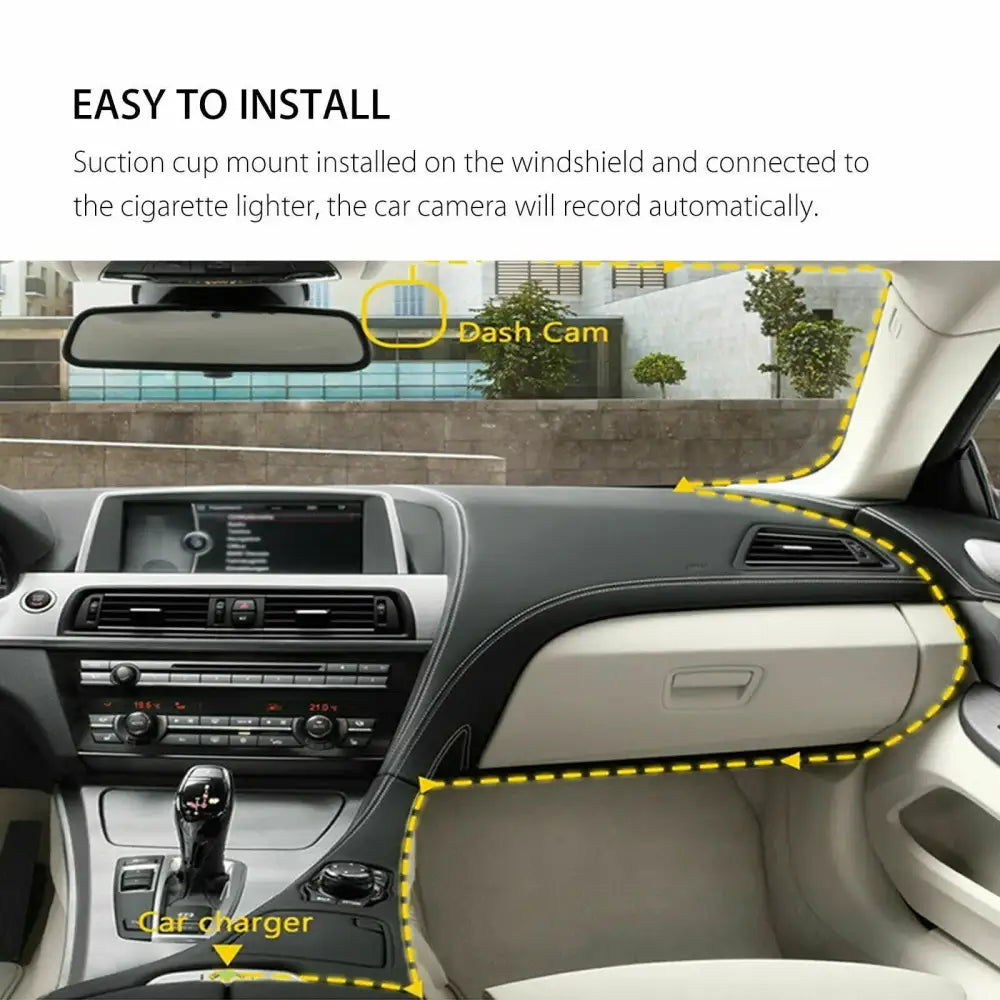 Dash Cam (Full HD - Front & Rear)