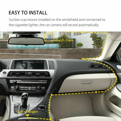 Dash Cam (Full HD - Front & Rear)