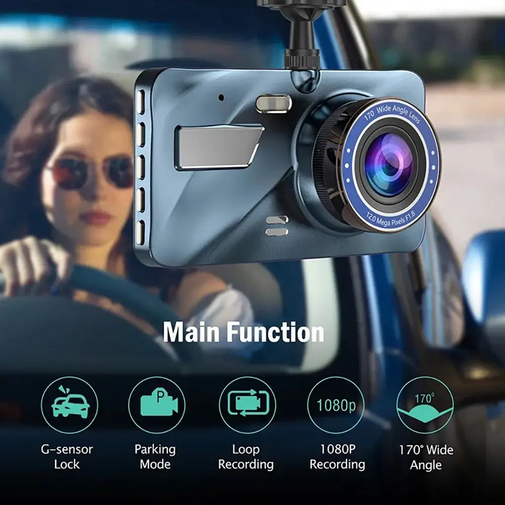 Dash Cam (Full HD - Front & Rear)