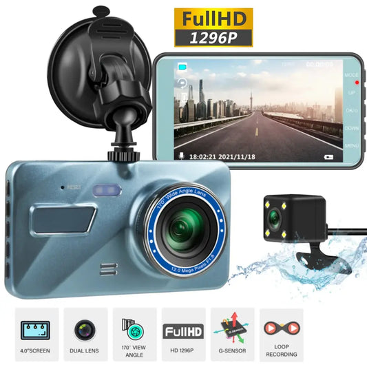 Dash Cam (Full HD - Front & Rear)