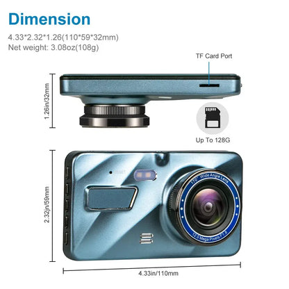 Dash Cam (Full HD - Front & Rear)