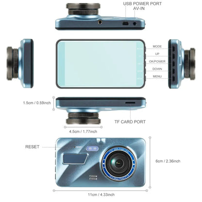 Dash Cam (Full HD - Front & Rear)