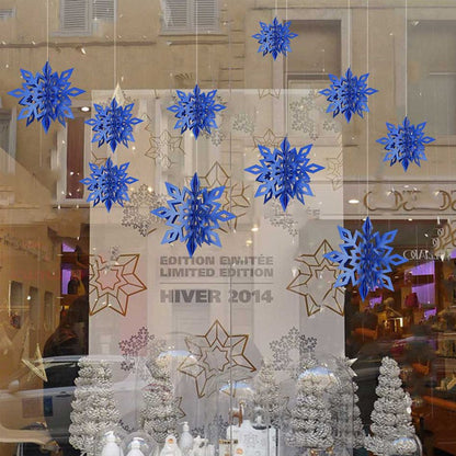 3D Snowflake Christmas Decorations