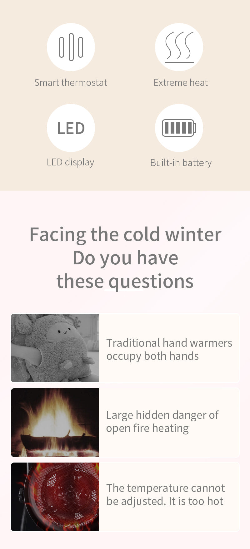 Neck Warmer Electric Neck Heater Heated Scarf Neck Wrap