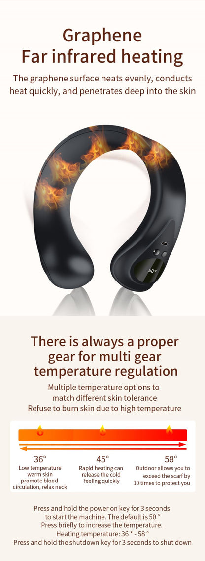 Neck Warmer Electric Neck Heater Heated Scarf Neck Wrap