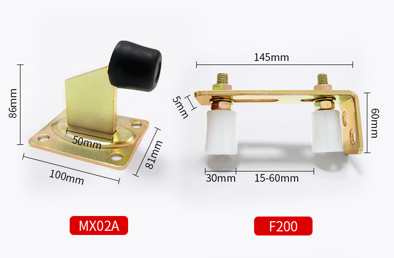 Sliding Gate Opener, Home Security Door Lock, Gear Hardware Kit