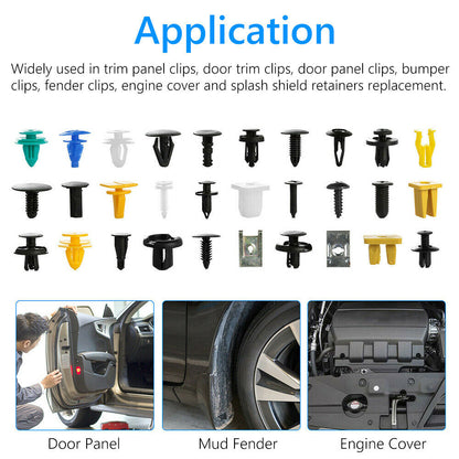 500PCS Car Body Trim Clips