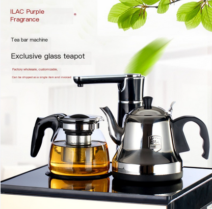 Thick Glass Large Capacity Tea Pot with Stainless Steel