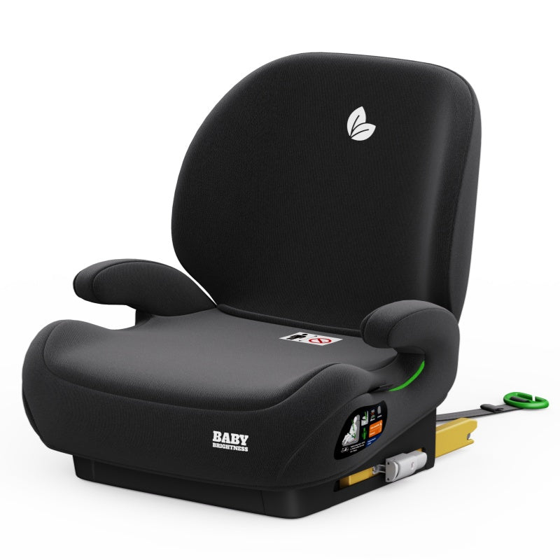 Pre-order Baby Brightness CloudLift Pro Half Booster Seat with ISOFIX and Backrest - Black