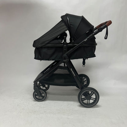 Skyra 2-in-1 Newborn Pram & Bassinet Stroller and Car Seat with Rotating ISOFIX Base (Black)