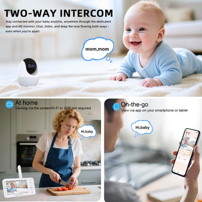 Dual Mode 4.3" Baby Monitor with Night Vision & Motion Detection