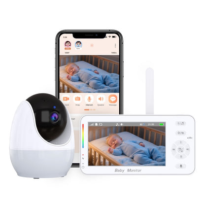 Dual Mode 4.3" Baby Monitor with Night Vision & Motion Detection