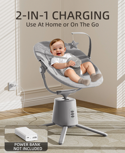 Pre-order Electric Baby Swing - Grey