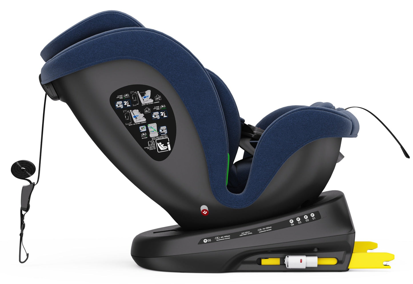 Pre-order 360° Rotating Baby Car Seat – Baby Brightness ShieldMax Plus Blue - image 6