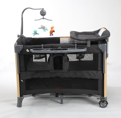 Pre-order Baby Brightness 4 in 1 Portacot Black