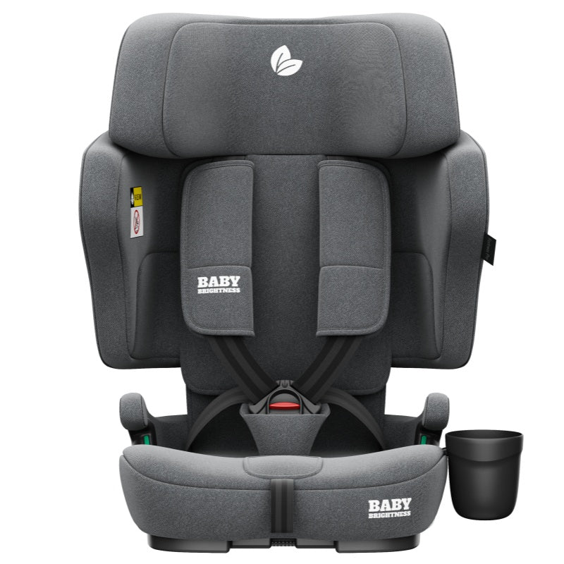 Baby Brightness Fortress Pro Portable Travel Booster Car Seat Grey - image 3