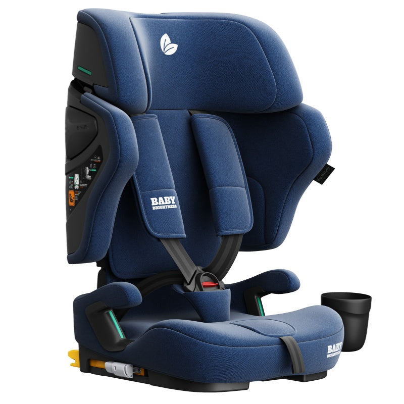 Baby Brightness Fortress Pro Portable Travel Booster Car Seat Blue - image 2