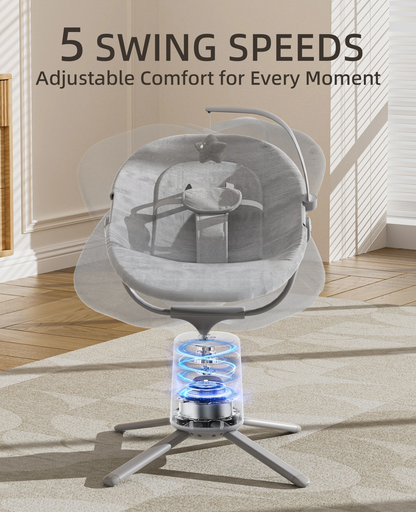 Pre-order Electric Baby Swing - Grey