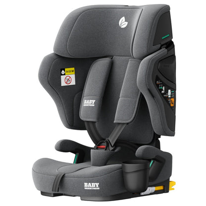 Baby Brightness Fortress Pro Portable Travel Booster Car Seat Grey