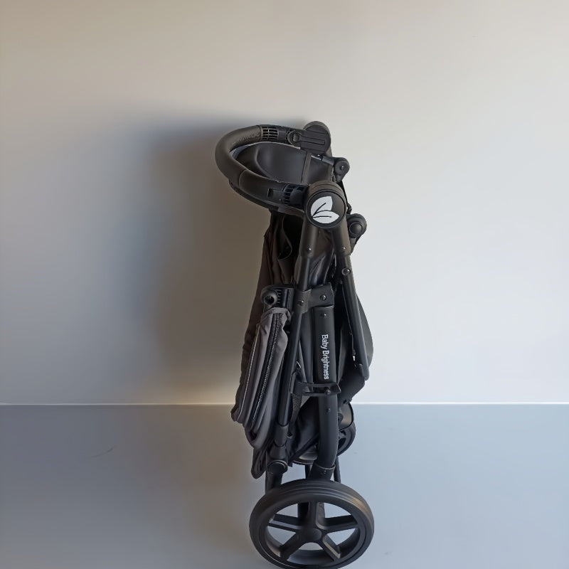 Newborn Pram – Poplar Stroller with Carrycot (Black)