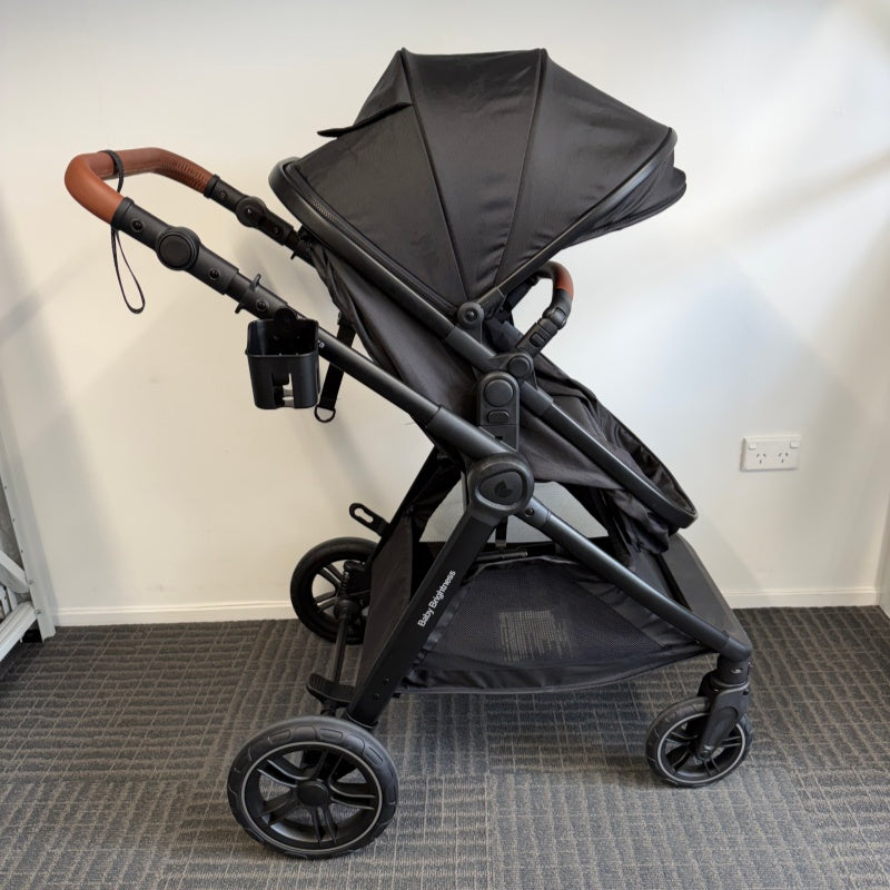 Pre-order Skyra 2-in-1 Newborn Pram & Bassinet Stroller and Car Seat with Rotating ISOFIX Base (Black) - image 16