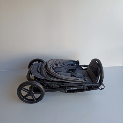 Newborn Pram – Poplar Stroller with Carrycot (Grey)